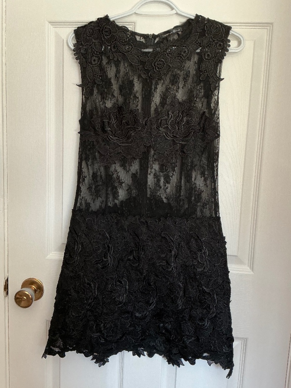 Caribbean Queen black lace dress, Large